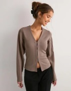 Nelly - Brun - Waist Focus Cardigan