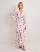 Vero Moda - Pink - Vmlisa Ls V-Neck Long Dress Wvn