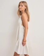 Pieces - Hvid - Pckiana Sl Dress Wvm Bc