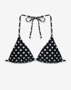 Neo Noir - Sort - Kira Dot Bikini Top