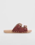 Scholl - Rød - Pescura Flat Flex 2 Straps
