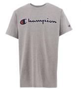 Champion Fashion T-shirt - GrÃ¥meleret m. Logo