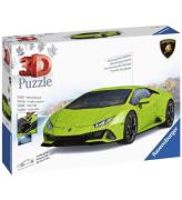 Ravensburger 3D Puslespil - 140 Brikker - Lamborghini Huracan E