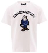Emporio Armani T-shirt - Hvid m. Ã?rn