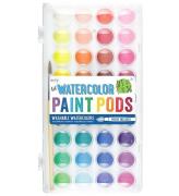 Ooly Vandfarver m. Pensel - Paint Pods - 36 stk - Multifarvet