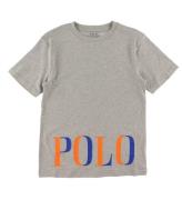 Polo Ralph Lauren T-shirt - Classics I - GrÃ¥meleret m. Polo