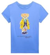 Polo Ralph Lauren T-shirt - Watch Hill - LyseblÃ¥ m. Bamse
