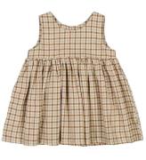 Wheat Kjole - Pinafore Wrinkles - Golden Dove Check