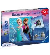 Ravensburger Puslespil - 3x49 Brikker - Winter Adventures