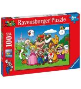Ravensburger Puslespil - 100 Brikker - Super Mario Fun