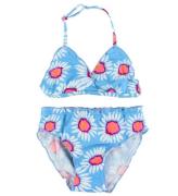 Color Kids Bikini - Vivi - UV40+ - LyseblÃ¥ m. Blomster