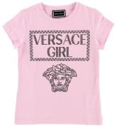 Young Versace T-shirt - LyserÃ¸d m. Versace Girl