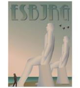 Vissevasse Plakat - 50x70 - Esbjerg - MÃ¦ndene