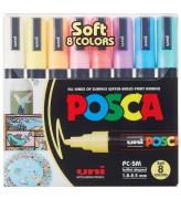 Posca Tuscher - PC-5M - 8 stk. - AfdÃ¦mpede Farver