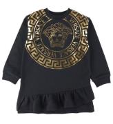 Versace Sweatkjole - Greca/Medusa - Sort/Guld