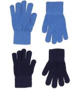 CeLaVi Handsker - Uld/Nylon - 2-pak - Bright Cobalt/Navy