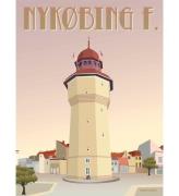 Vissevasse Plakat - 30x40 cm - NykÃ¸bing F.