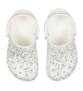 Crocs Sandaler - Classic Starry Glitter Clog K - Hvid