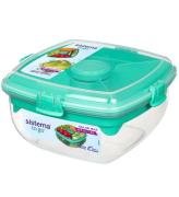 Sistema Madkasse m. TilbehÃ¸r - Salad Max - 1,63 l - Turkis