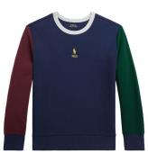 Polo Ralph Lauren Bluse - Navy m. Bordeaux/MÃ¸rkegrÃ¸n