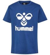 Hummel T-shirt - hmlTres - Dark Denim
