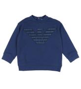 Emporio Armani Sweatshirt - Insegna Blue m. Logo