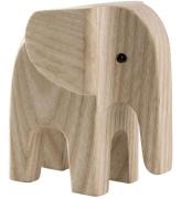 Novoform TrÃ¦figur - Baby Elephant - Natural Ash