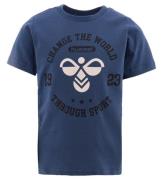 Hummel T-shirt - hmlKalle - Ensign Blue