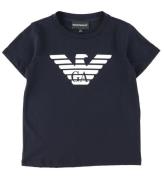 Emporio Armani T-shirt - Navy m. Logo