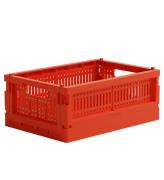 Made Crate Foldekasse - Mini - 24x17x9,5 cm - So Bright Red
