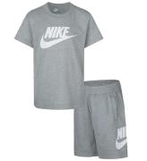 Nike ShortssÃ¦t - Shorts/T-shirt - Dark Grey Heather