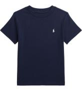 Polo Ralph Lauren T-shirt - Newport Navy m. Hvid