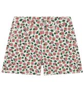 Kenzo Shorts - Denim - Ivory/Rosa m. Blomster