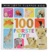 Alvilda Bog - Min LÃ¸fte-Flapper-Bog - 100 FÃ¸rste Dyr - Dansk