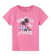 Name It T-Shirt - NkfVix - Pink Power/Aloha