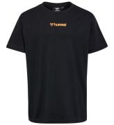 Hummel T-Shirt - hmlTex - Sort m. Print
