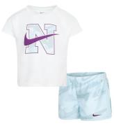 Nike Shortssæt - Shorts/T-shirt - Glacier Blue