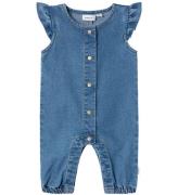 Name It Buksedragt - NbfLola - Medium Blue Denim