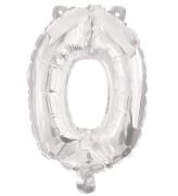 Decorata Party Foileballon - 95 cm - No 0 - SÃ¸lv