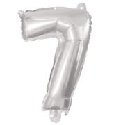 Decorata Party Foileballon - 85 cm - No 7 - SÃ¸lv