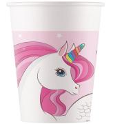 Decorata Party Papkrus - 8-pak - 200 ml - Unicorn Rainbow Colors