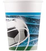 Decorata Party Papkrus - 8-pak - 200 ml - Soccer Fans