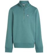 Calvin Klein Sweatshirt - Monogram Mini Badge Half-Zip - North A