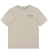 GANT T-shirt - Graphic Script - Soft Oat