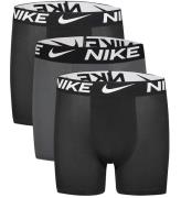 Nike Boxershorts - Dri-Fit Essential - 3-Pak - Sort/GrÃ¥