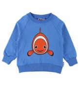 DYR Sweatshirt - Bellow - Fresh Blue m. Klovnefisk