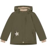 Mini A Ture Vinterjakke - Adyanko Fleece - Olive Night