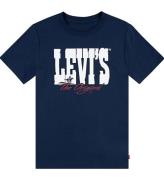 Levis T-shirt - Dress Blues m. Hvid