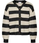 Vero Moda Girl Cardigan - Strik - VmNatahlie - Black/Small Strip