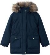 Name It Vinterjakke - NkfMaster05 Parka - Dark Sapphire